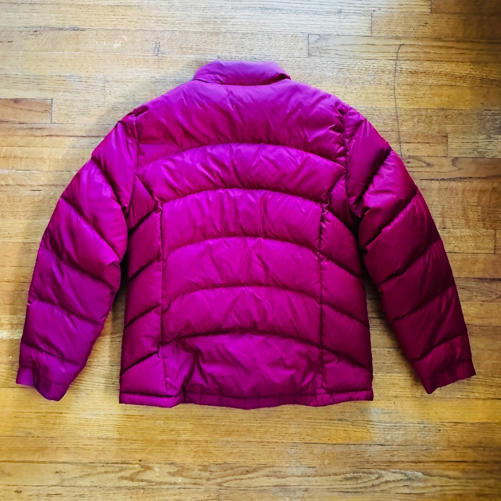 L.L.Bean Women's Puffer Jacket Fuchsia Insulated Full Zip Size Medium - Picture 7 of 7